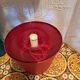 Red bedside lamp Ikea sweden 90 model lampan style 70 years POP