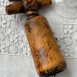 Old wooden corkscrew