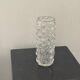 Clear decorative Vase sculpture with spikes, glass vase