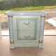 Retro blue bedside table