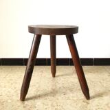 Vintage tripod stool 1960
