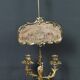 Chandelier with a gilded bronze shade, Louis XV style – Mid 19th century