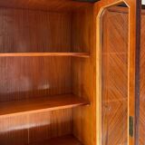 Armoire/bibliothèque en bois, années 1950/60