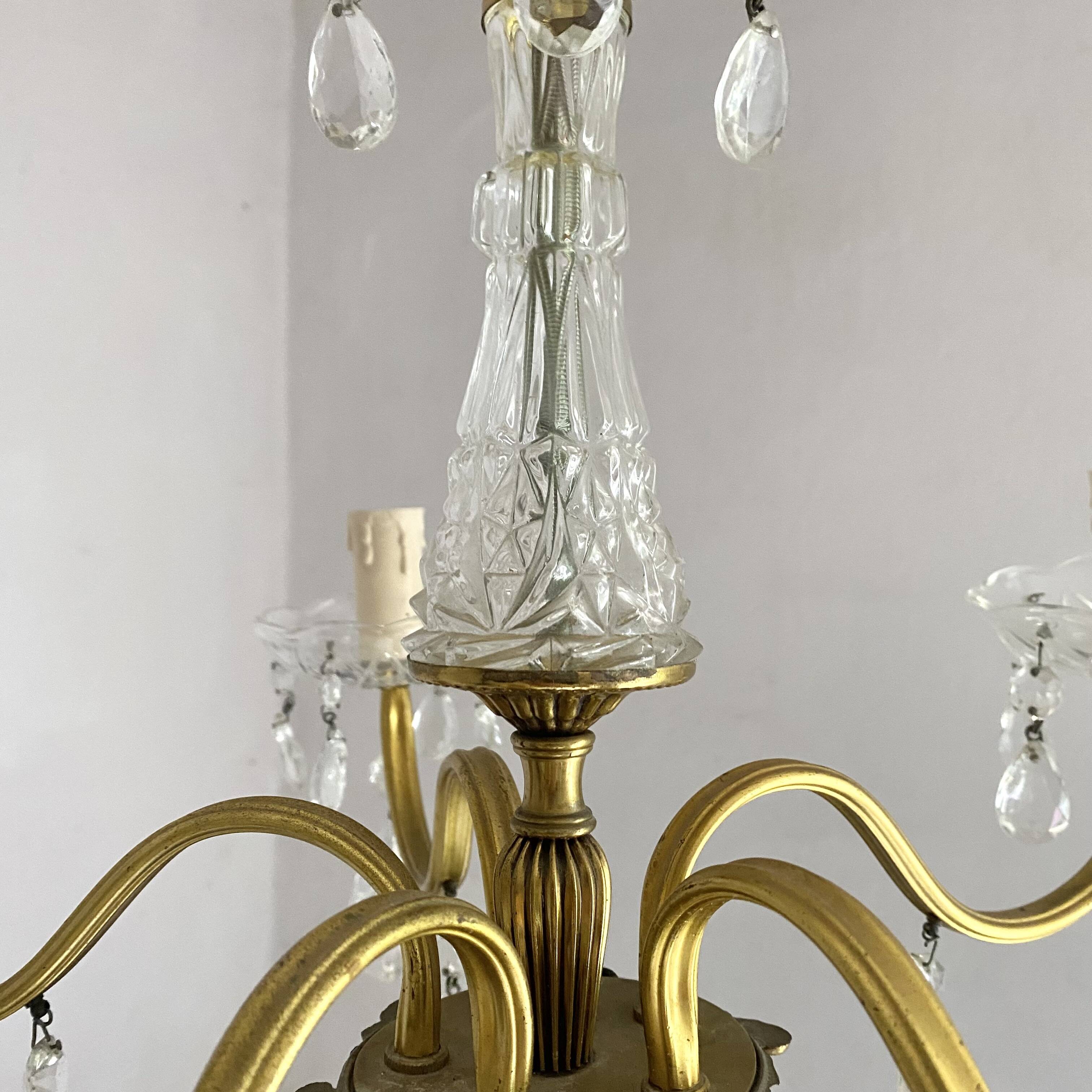5-light tassel chandelier