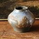 Petit vase en grès, monogrammé HR, glaçure expérimentale, début 20ème