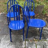 Lot de 4 chaises de Robert Mallet Stevens, édition des années 80