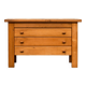 Commode Maison Regain in solid elm, 1960s.