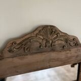 Raw wood mirror