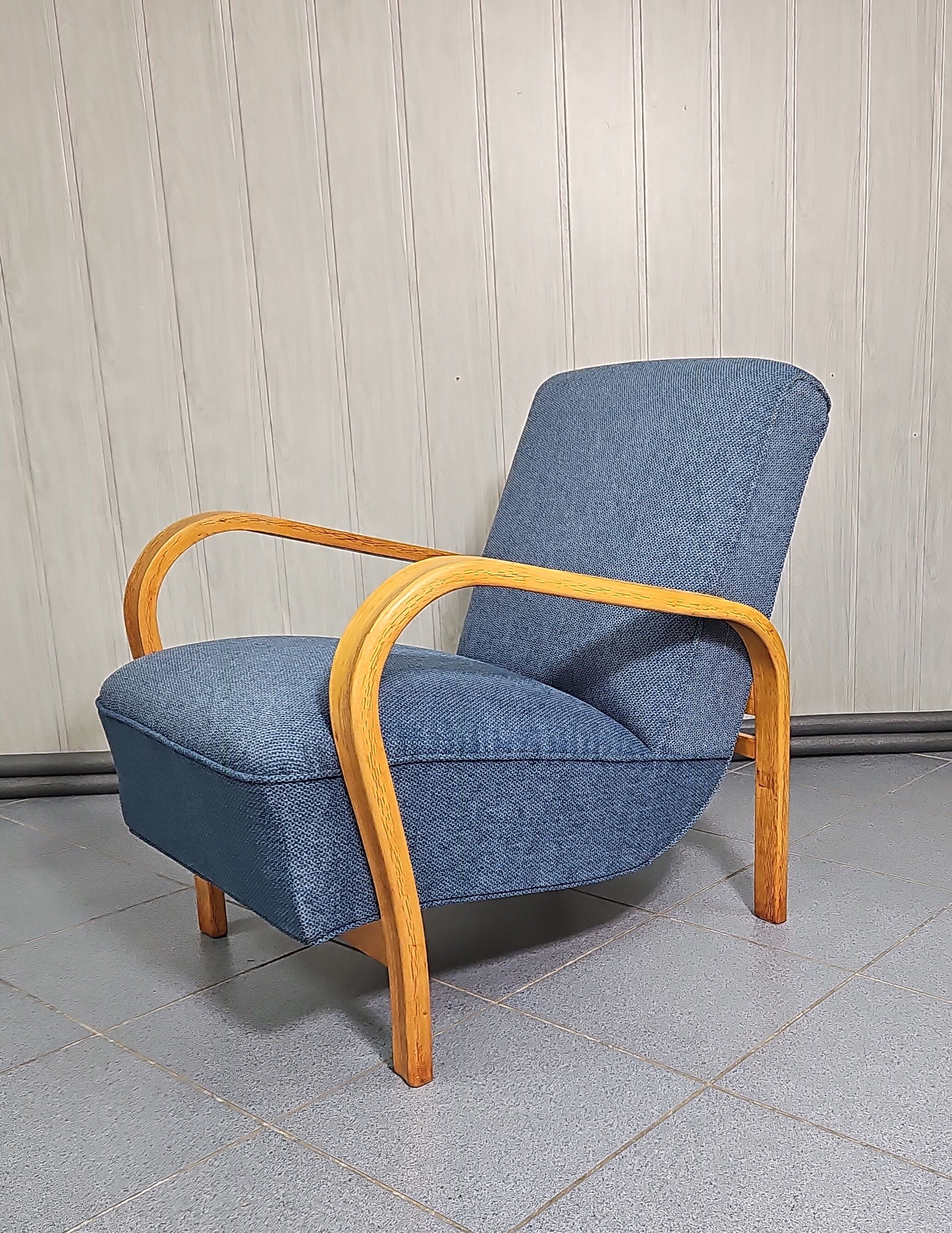 Pair of armchairs designed by K. Koželka & Antonín Kropáček for  Interier Praha Czechoslovakia 1950.
