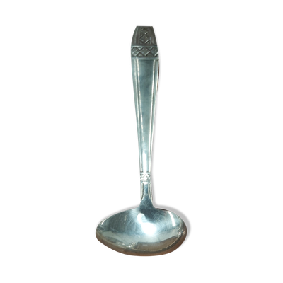 Cuillère à bouillie métal argenté art déco