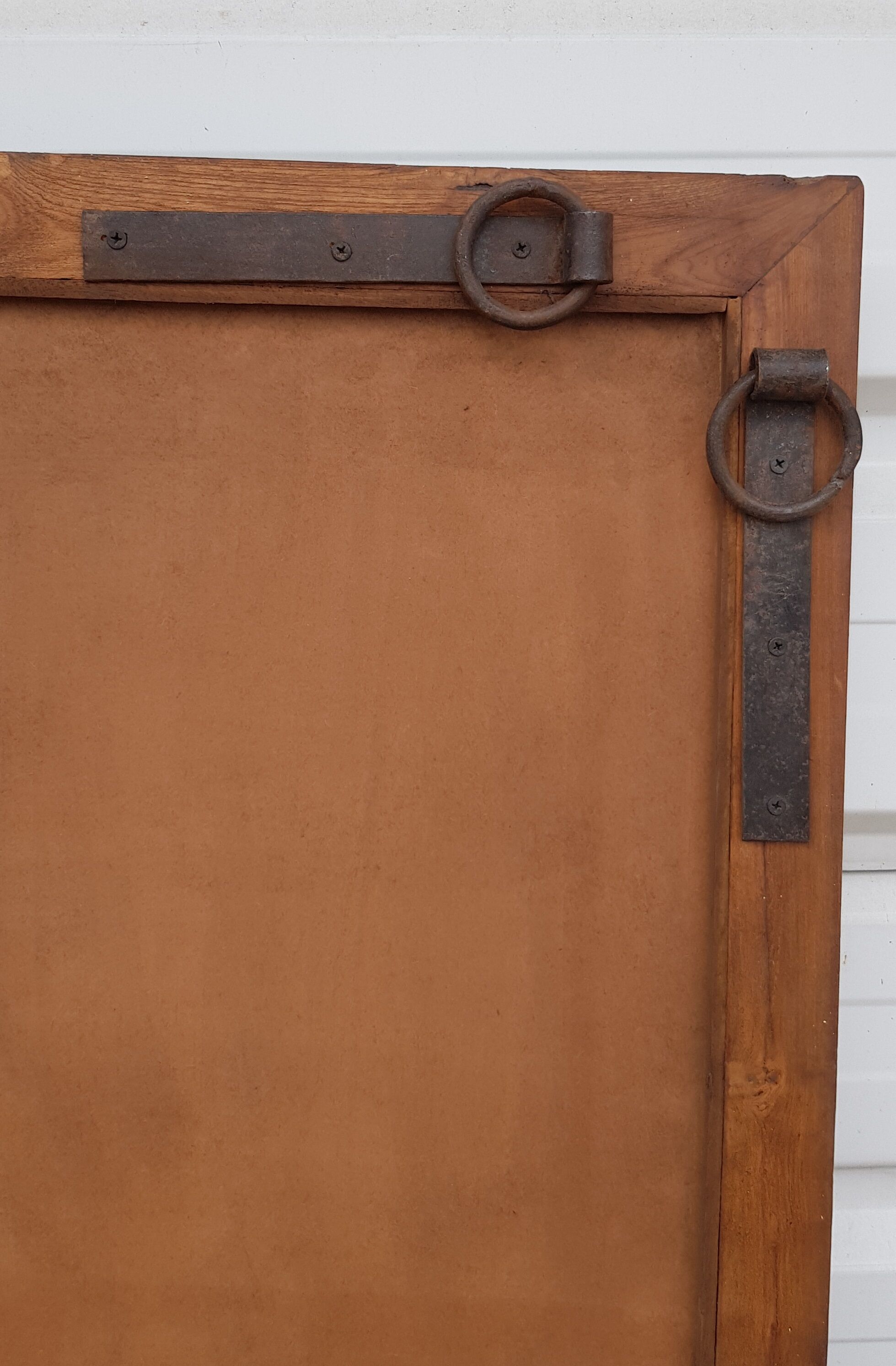 Old Burmese teak mirror