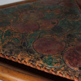 Swedish Carved Oak Monk Chair, 1930s