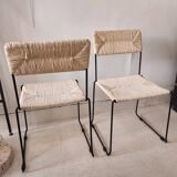 5 mulched italian chairs