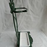 Art Nouveau style cast iron umbrella stand