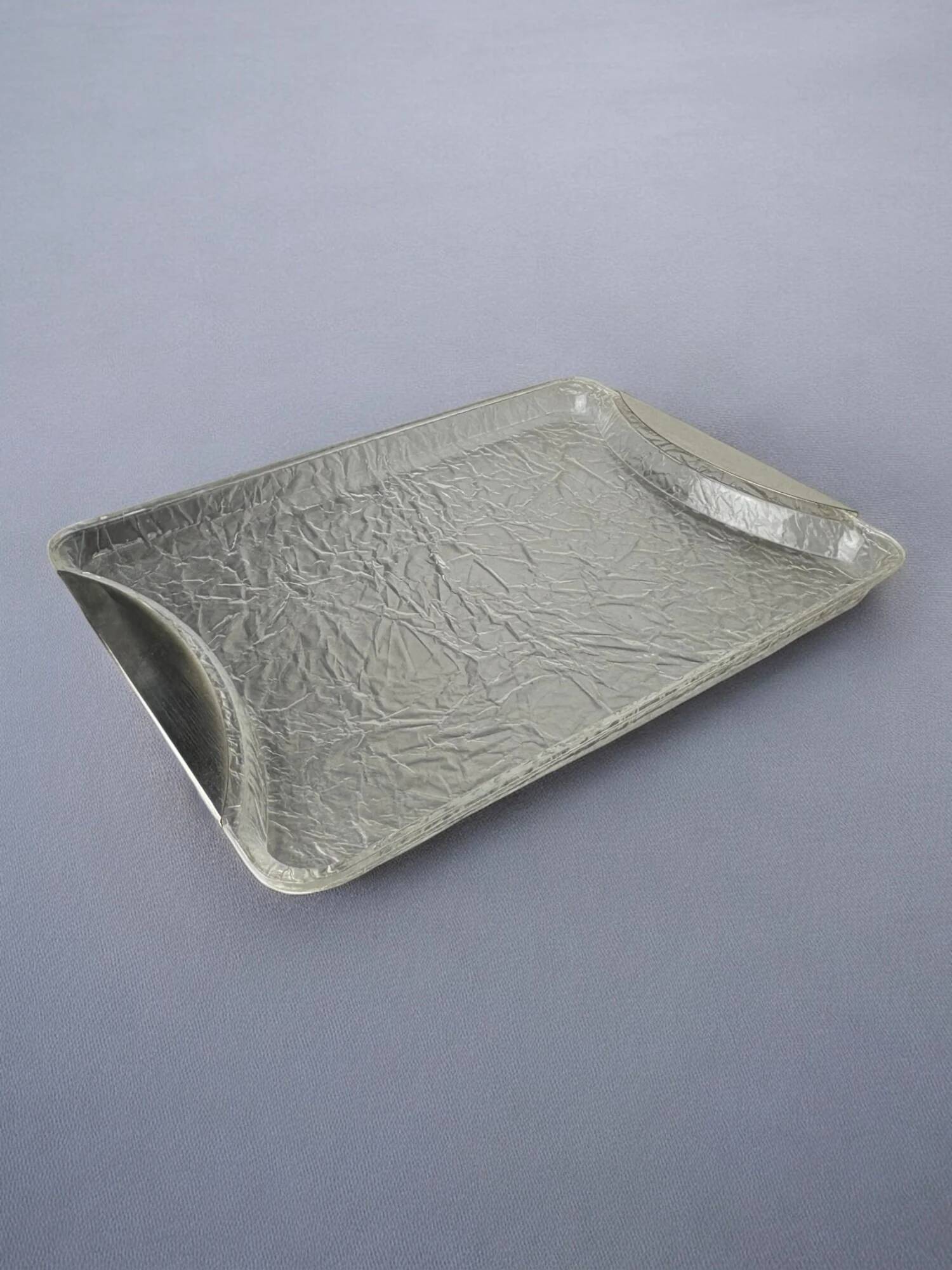 Willy Rizzo style ice effect lucite tray, Italy, circa 1970s