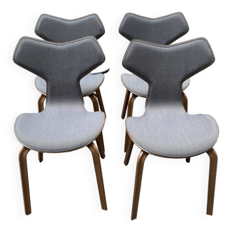 4 Grand prix chairs - Arne Jacobsen - Edition Fritz Hansen