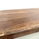 Farm table, old solid oak dough trough, France, around 1920.