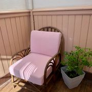 Rattan armchair