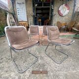 Suite of 4 chairs by Gastone Rinaldi, Italy circa 1970