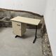 Beige Formica desk 1970