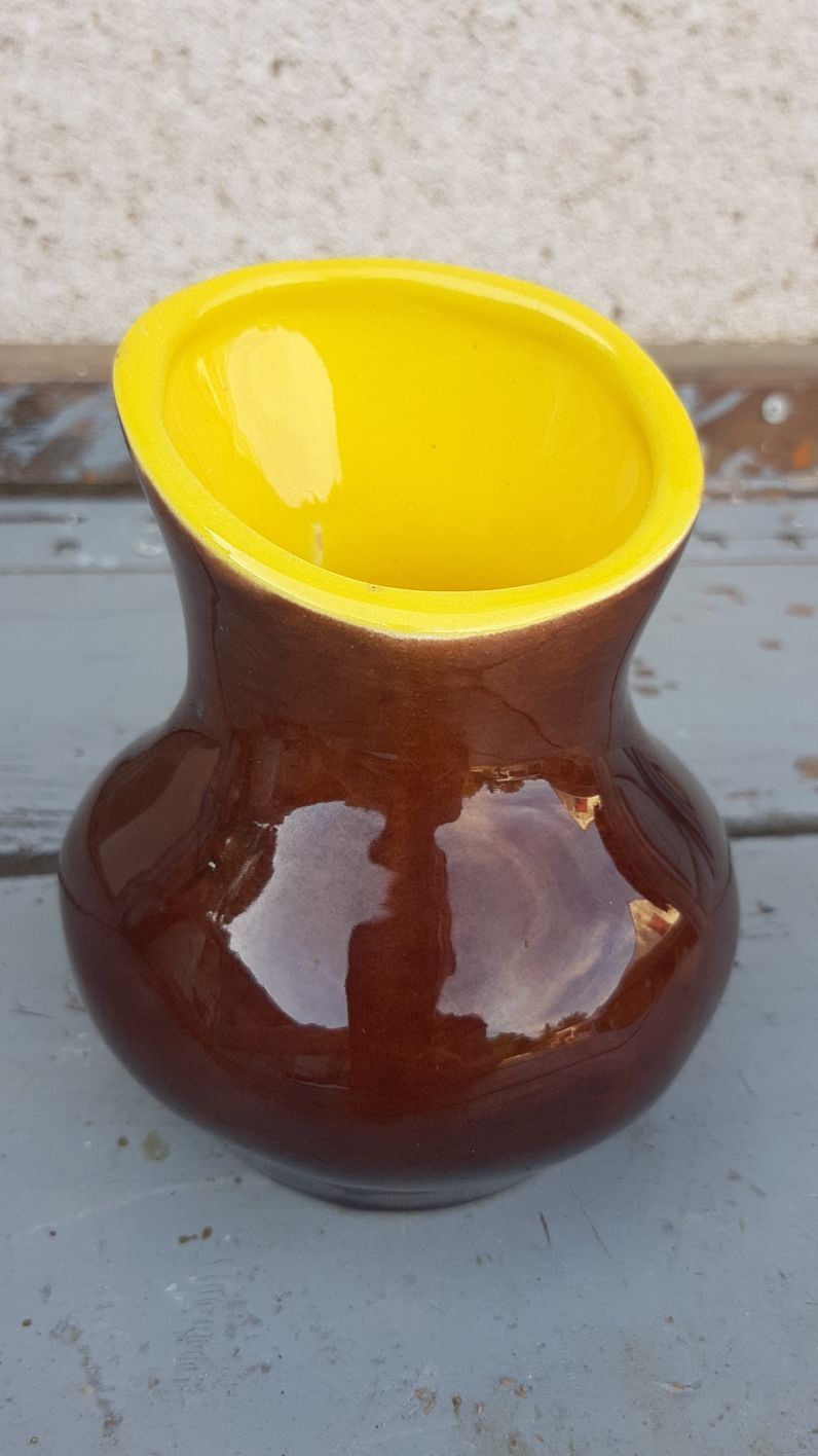 Vase en grès émaillé Poet Laval années 60