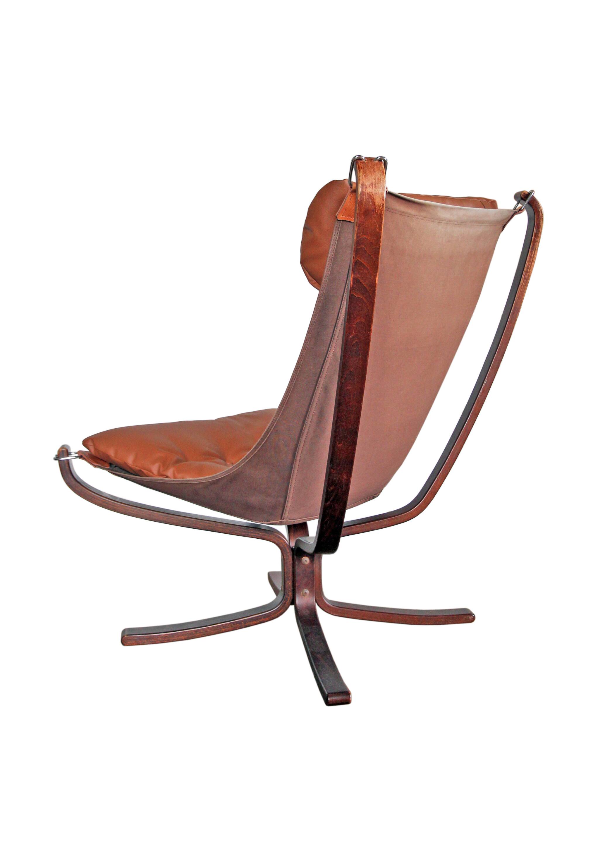 Falcon armchair, Sigurd Ressell for Vatne Mobler, 1970s