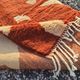 Terracotta and ecru Moroccan Mrirt rug 300x200 cm – abstract pattern
