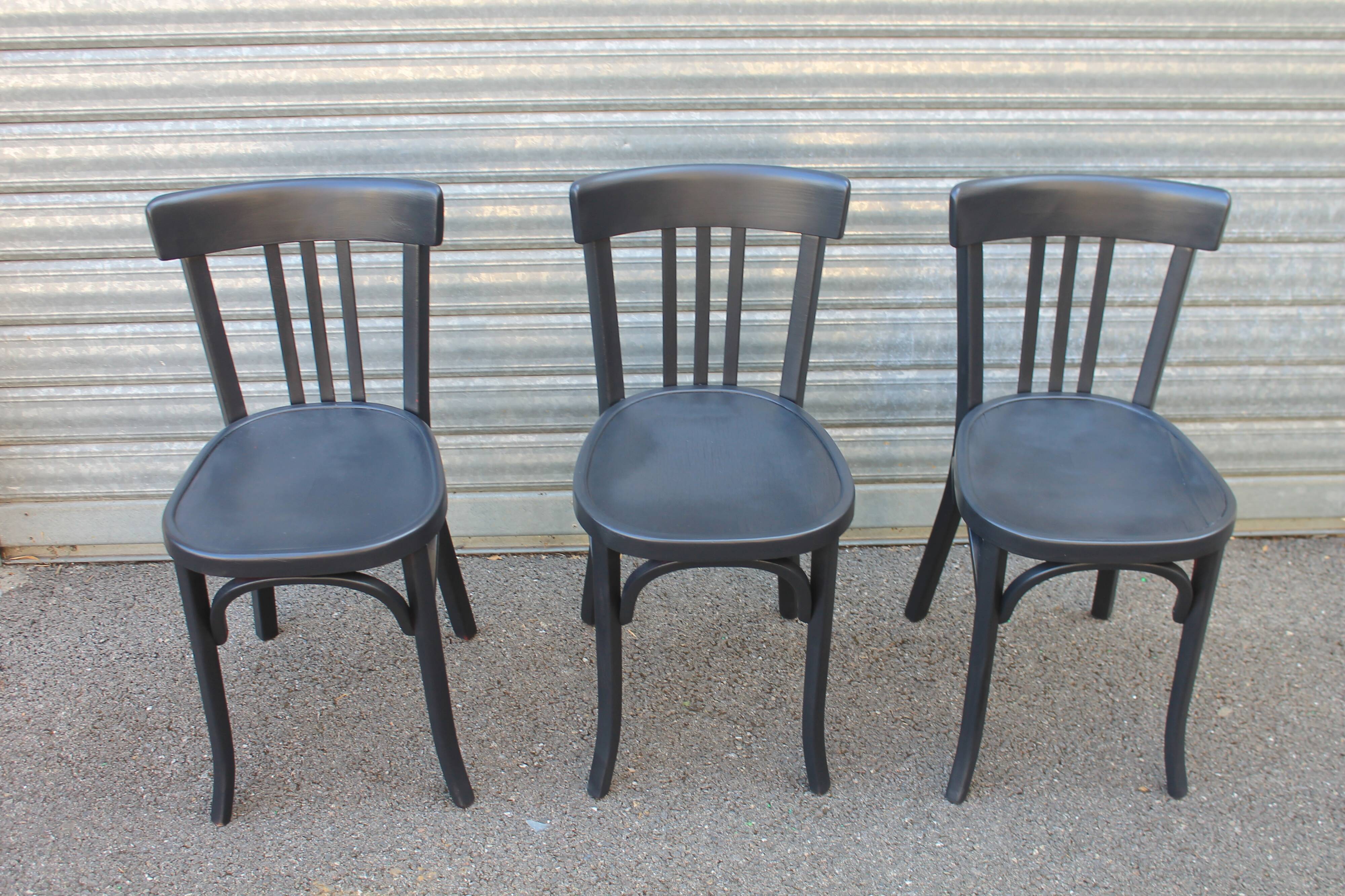 Set of 6 Baumann bistro chairs