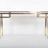 Console en laiton de Guy Lefevre, années 70