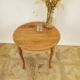 Table en bois ronde