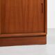 Midcentury Danish lowboard in teak with 2 sliding doors by Hundevad 1960s - 108cm