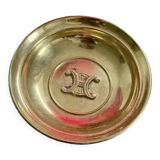 Ancien cendrier Celine bronze doré objet de déco design vintage old