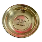 Ancien cendrier Celine bronze doré objet de déco design vintage old