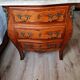 Commode Louis XV bois massif avec plateau en marbre