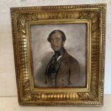 Oil on panel Painted portrait of a gentleman Signed and dated 1842 / XIX