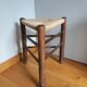 Mulched tripod stool