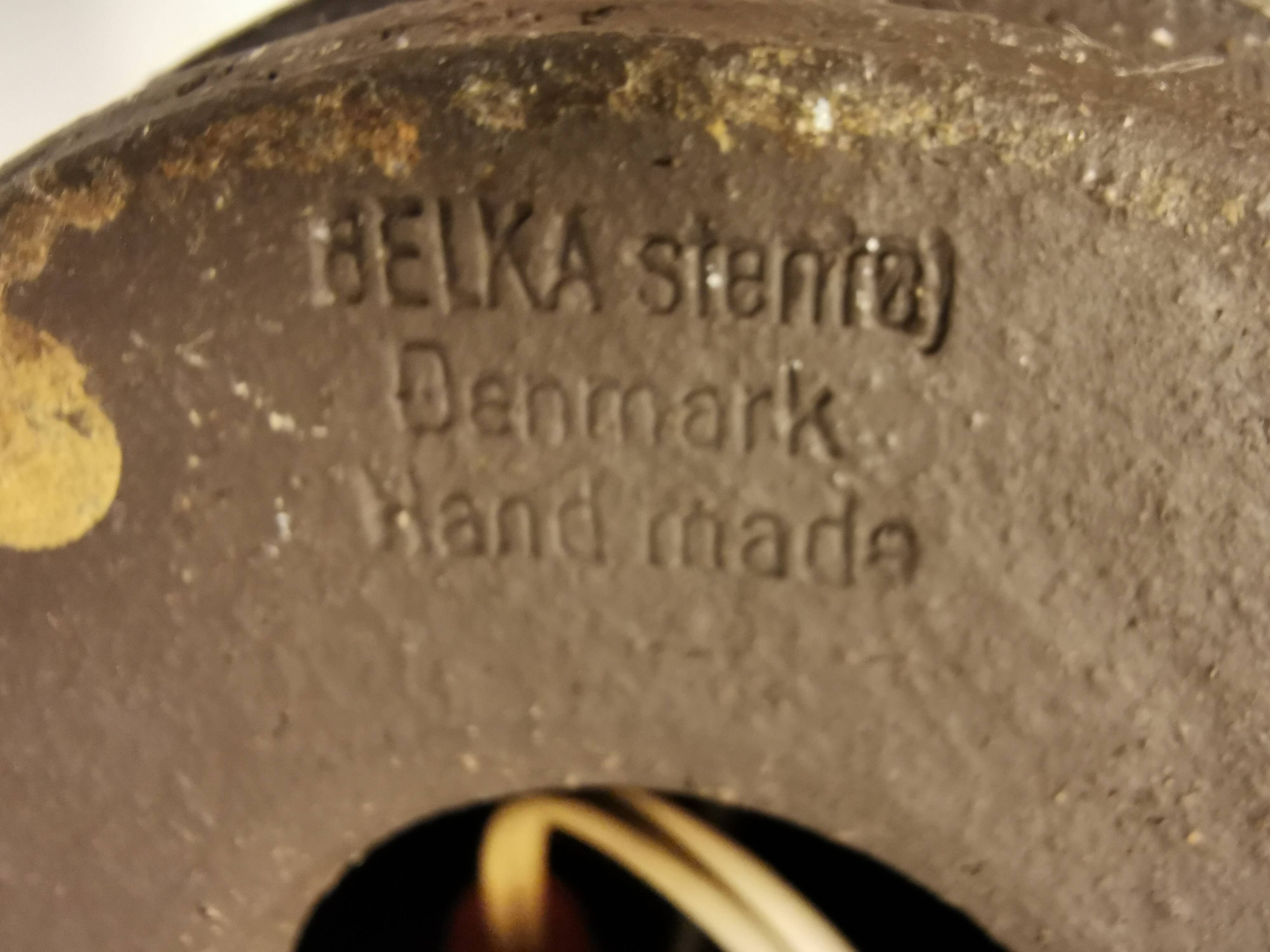 Table lamp in ceramic from Danish Belka Stoneware.