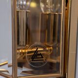 Pair Hollywood Regency Brass Wall lamps 1970s Germany