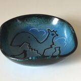 Ceramic cut signed design 60s