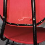 Red armchair, vintage 50s