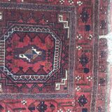 Antique tribal rug turkmen belutch 19th century handmade 104x237 cm