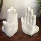 Pair of vintage book clamts