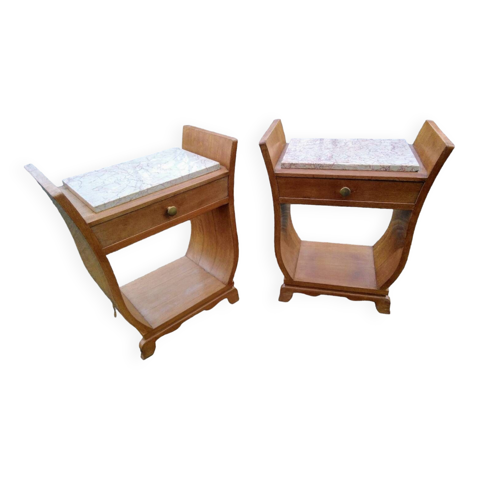Pair of vintage bedside tables