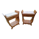 Pair of vintage bedside tables