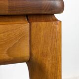 Danish Extendable Solid Teak Dining Table by Glostrup, 1970s