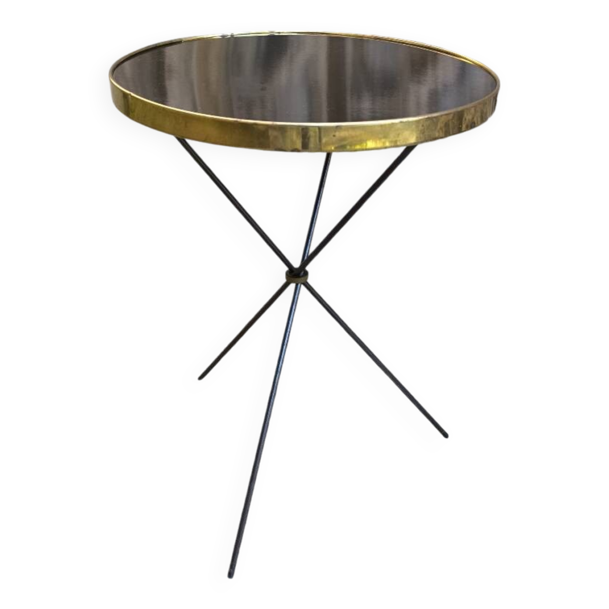 Tripod side table by Mechanical Mirror Works Inc 1950