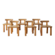 Roland Wilhelmsson, ensemble de six chaises de salle à manger