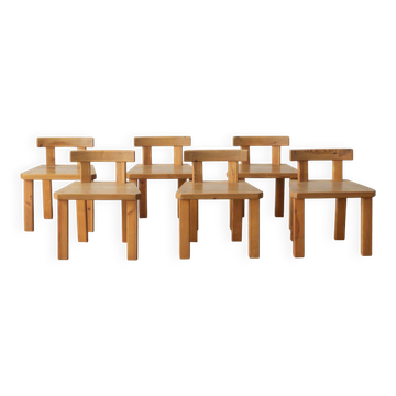 Roland Wilhelmsson, set of six dining chairs