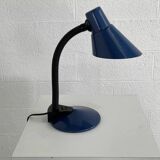 90s blue industrial desk lamp
