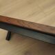 Table basse en teck Ole Bjerregaard, Sorø Terminalborde, années 1980.